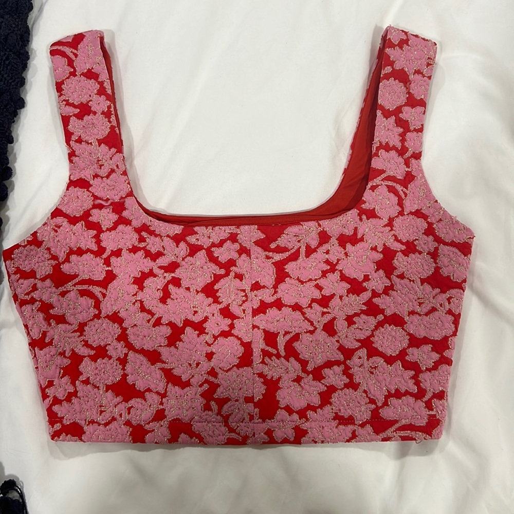 Cropped Floral Zara Tank